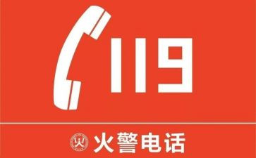 全国消防日119演讲稿5篇