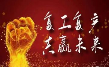2024年企业复工复产工作总结6篇