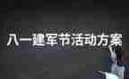 建军节主题活动方案5篇